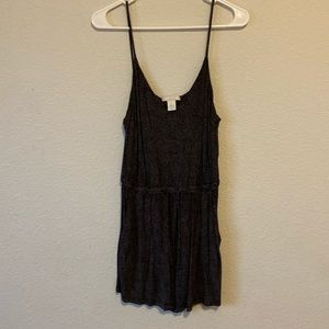 H&M black jumper with white polkadots size small with pockets